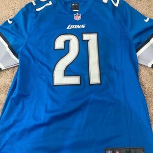 NFL Detroit Lions Reggie Bush Blue Jersey